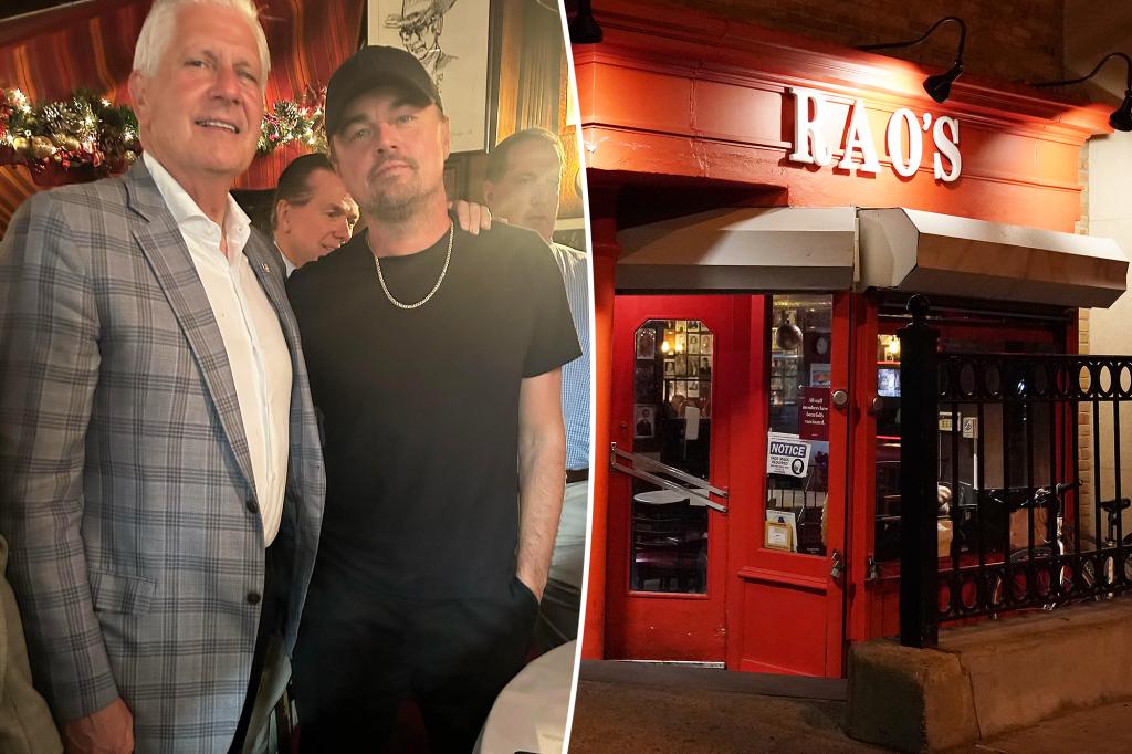 Leonardo DiCaprio dines at Rao’s with power NYC crowd including Nassau County Exec Bruce Blakeman