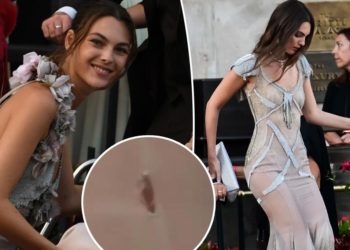 Leonardo DiCaprio’s girlfriend, Vittoria Ceretti, suffers embarrassing wardrobe malfunction at Bezos wedding