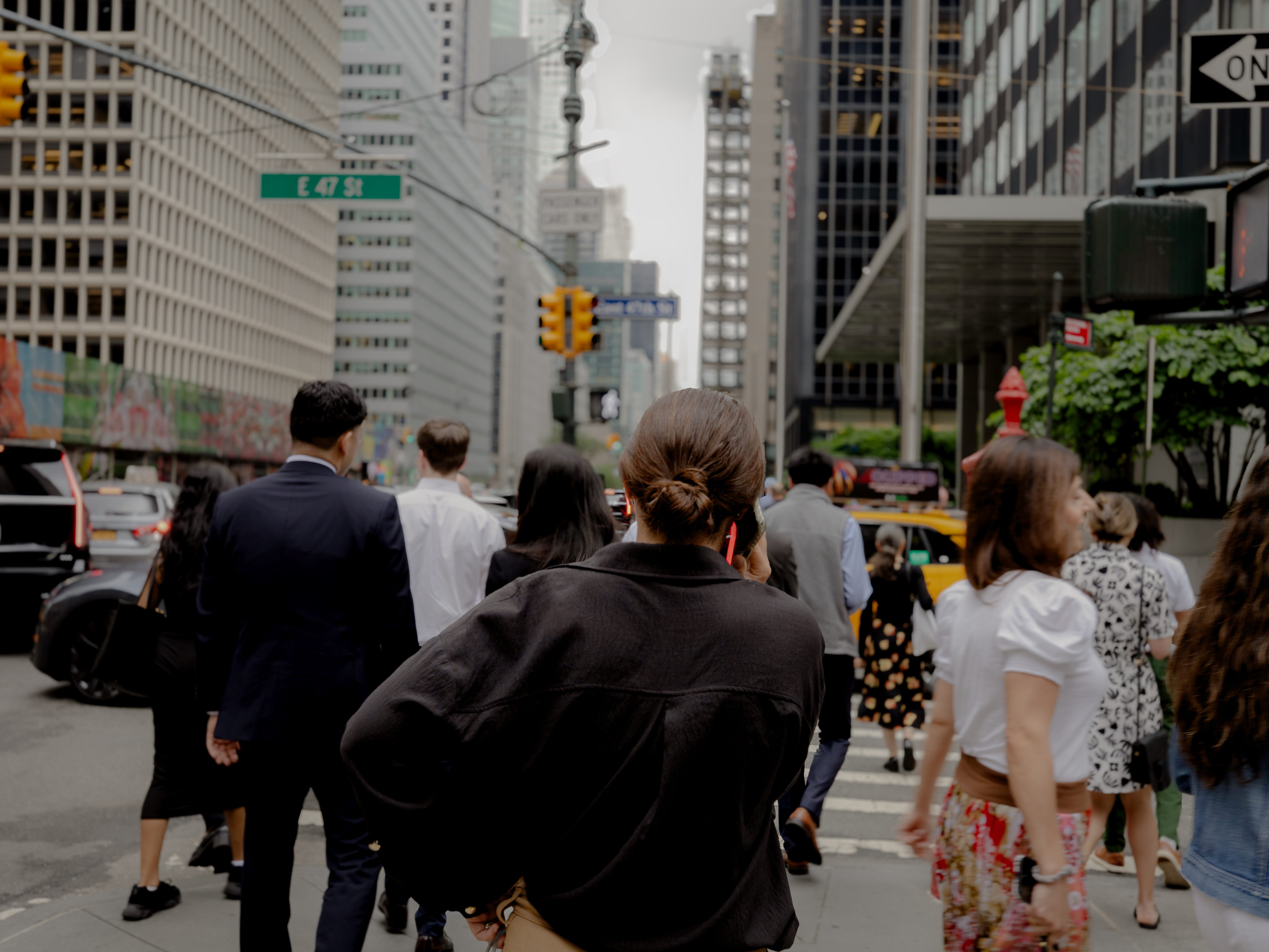 Young professional in Manhattan.