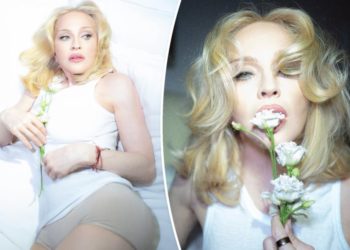 Madonna, 66, rolls around in her underwear to celebrate Pride Month: ‘Love the skin you’re in’