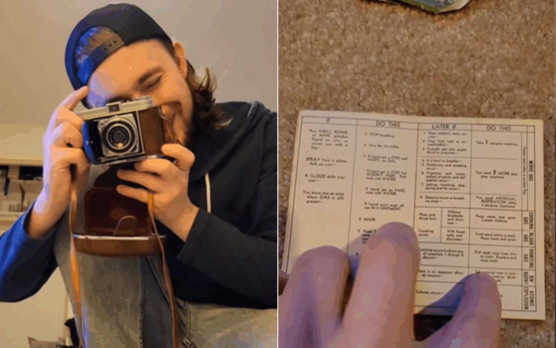 Man Buys 1950s Camera at Estate Sale, Can’t Believe What Else Is in the Box