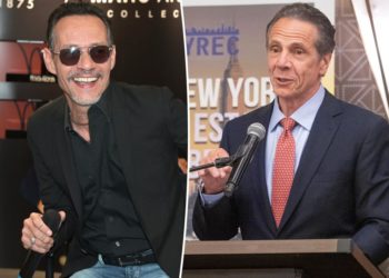 Marc Anthony endorses Andrew Cuomo for mayor of New York City
