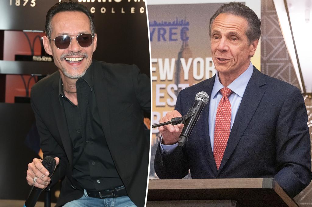 Marc Anthony endorses Andrew Cuomo for mayor of New York City