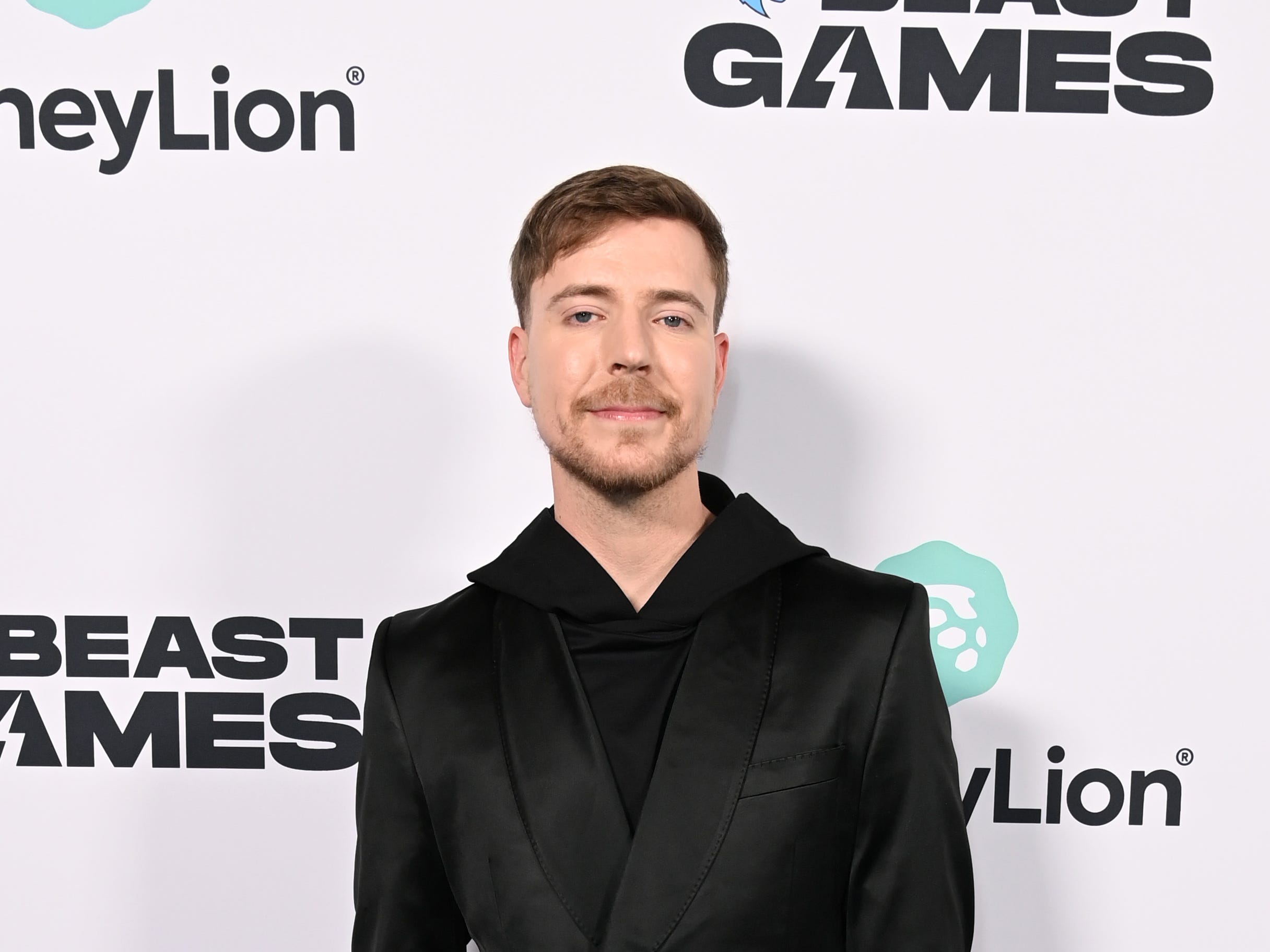 MrBeast at the premier of "Beast Games"