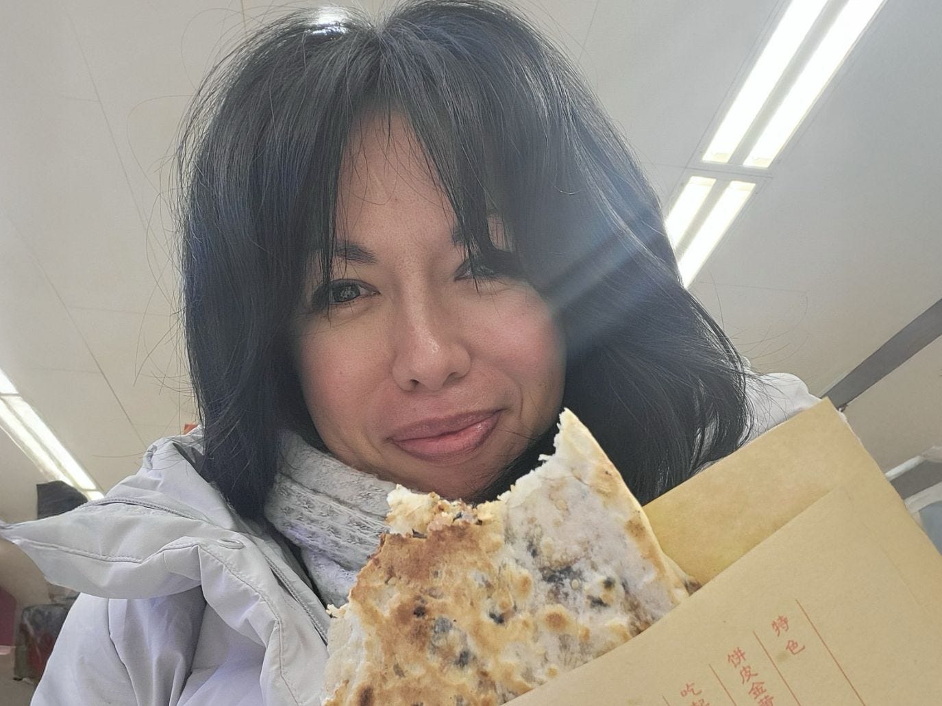 She ate Shanghainese snacks to connect with her Chinese father.