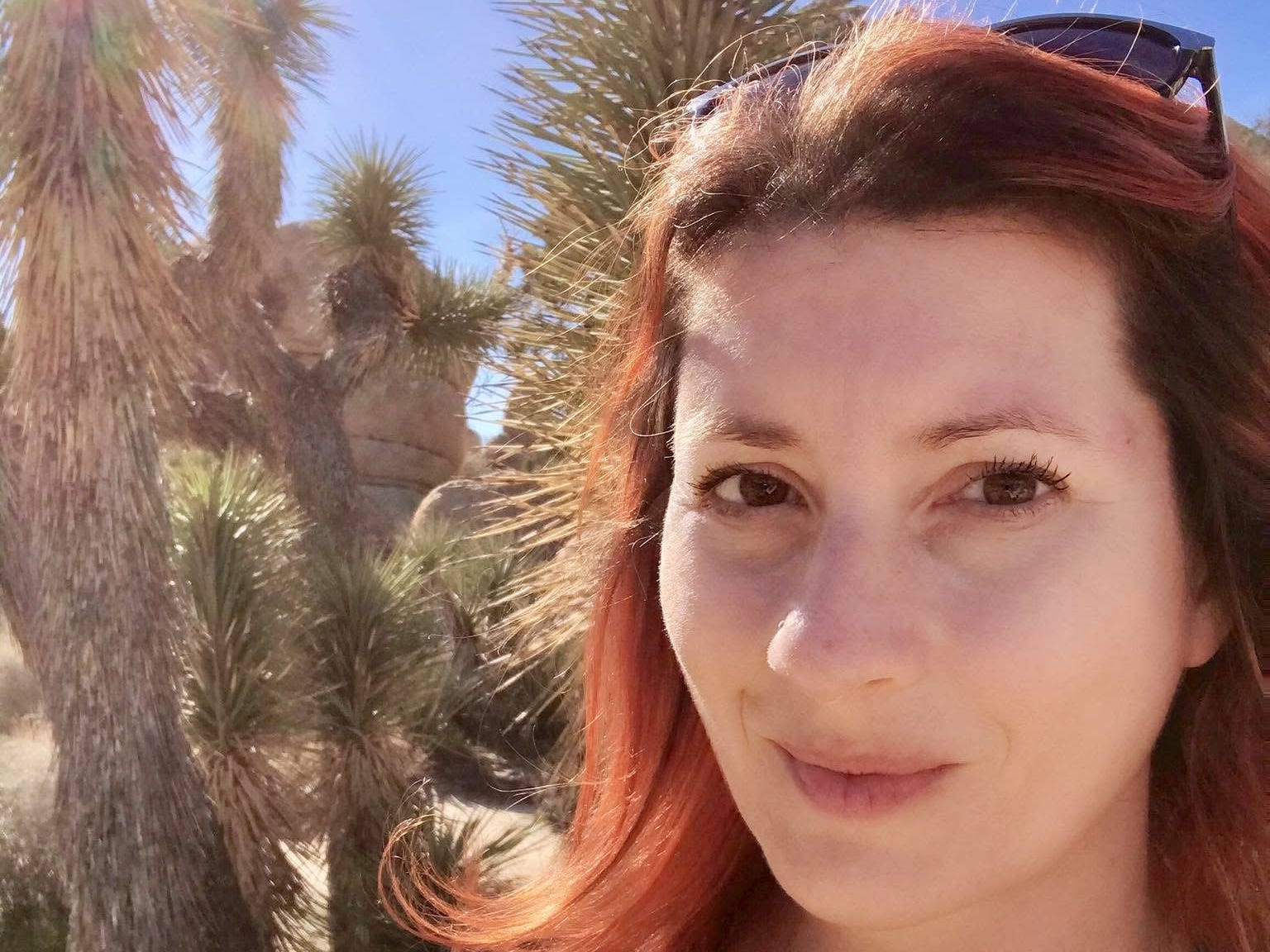 Woman selfie