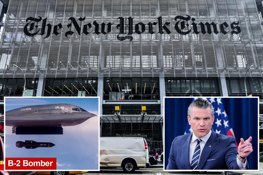 NY Times dragged for trying to fact-check Hegseth’s praise of ‘our boys’ flying B-2 bombers — by pointing women can pilot planes, too