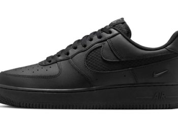 Nike Air Force 1 Low Is Sleek in “Triple Black Ripstop”