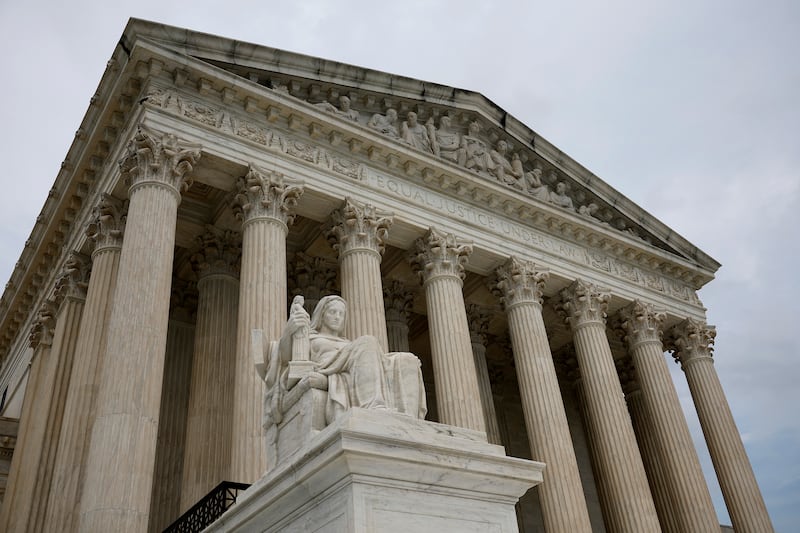 The U.S. Supreme Court is pictures on July 30, 2024 in Washington, D.C.