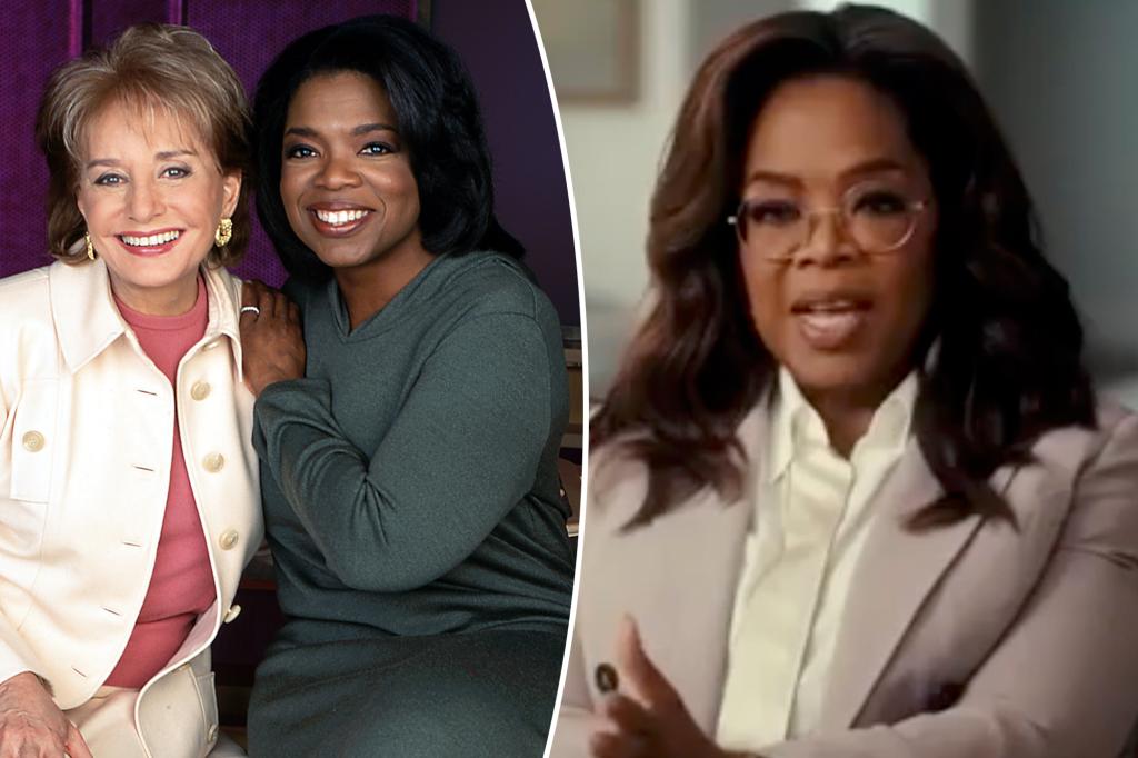 Oprah Winfrey reveals how Barbara Walters played a role in her decision to never have kids