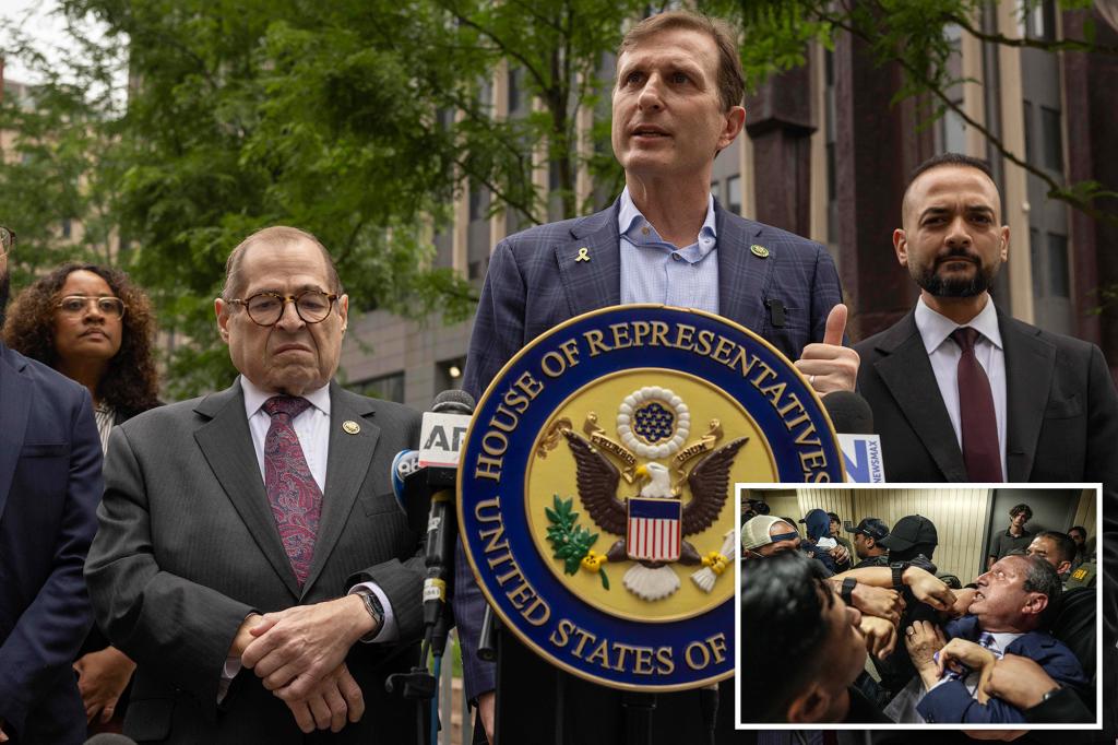 Pair of Dems ICE-d out of immigration court where Brad Lander was taken into custody in chaotic arrest