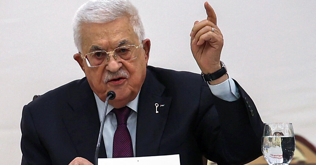 Palestinian Authority President Says Hamas Must Exit Gaza