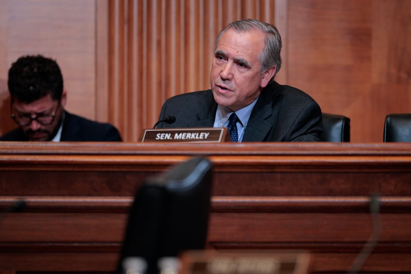 Merkley told Bondi that there was no reason for her to be so offended by his question.