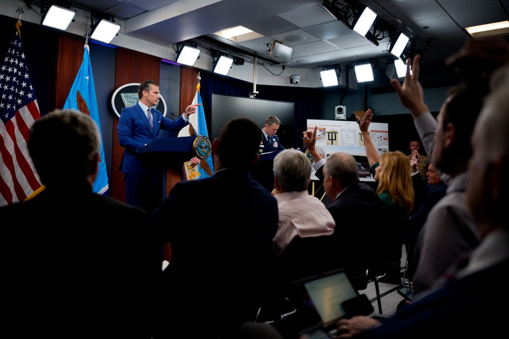 Pete Hegseth Chides Former Fox News Colleague Jennifer Griffin As “About The Worst” During Defense Secretary’s Press-Bashing Briefing