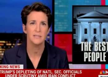 Rachel Maddow Trolls Trump’s 22-Year-Old Counterterrorist Pick
