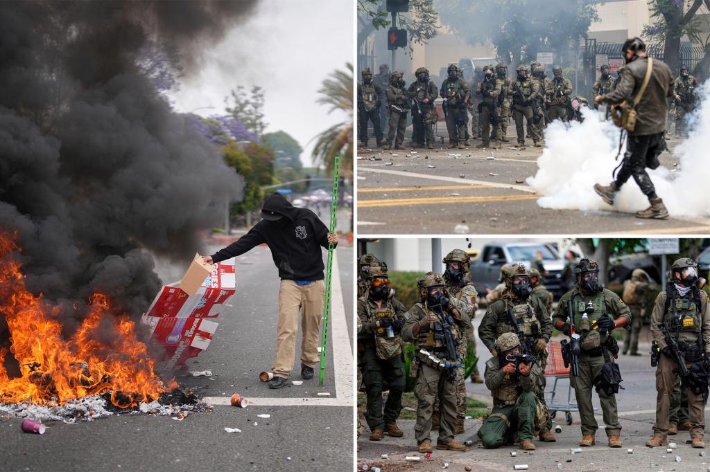 Trump Deploys National Guard in LA: Immigration Protests Turn Political 2 Riots over immigrations raids wreak havoc in LA for second day on Saturday, as ICE pledged to call in National Guard – DNyuz