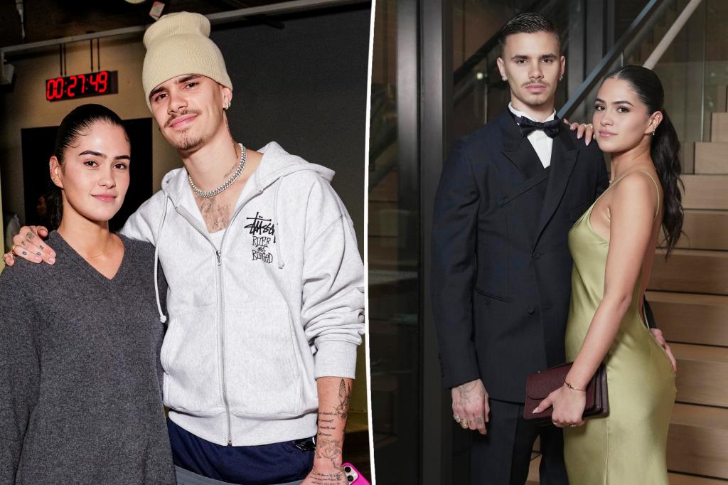 Romeo Beckham and girlfriend Kim Turnbull break up on heels of heated family feud