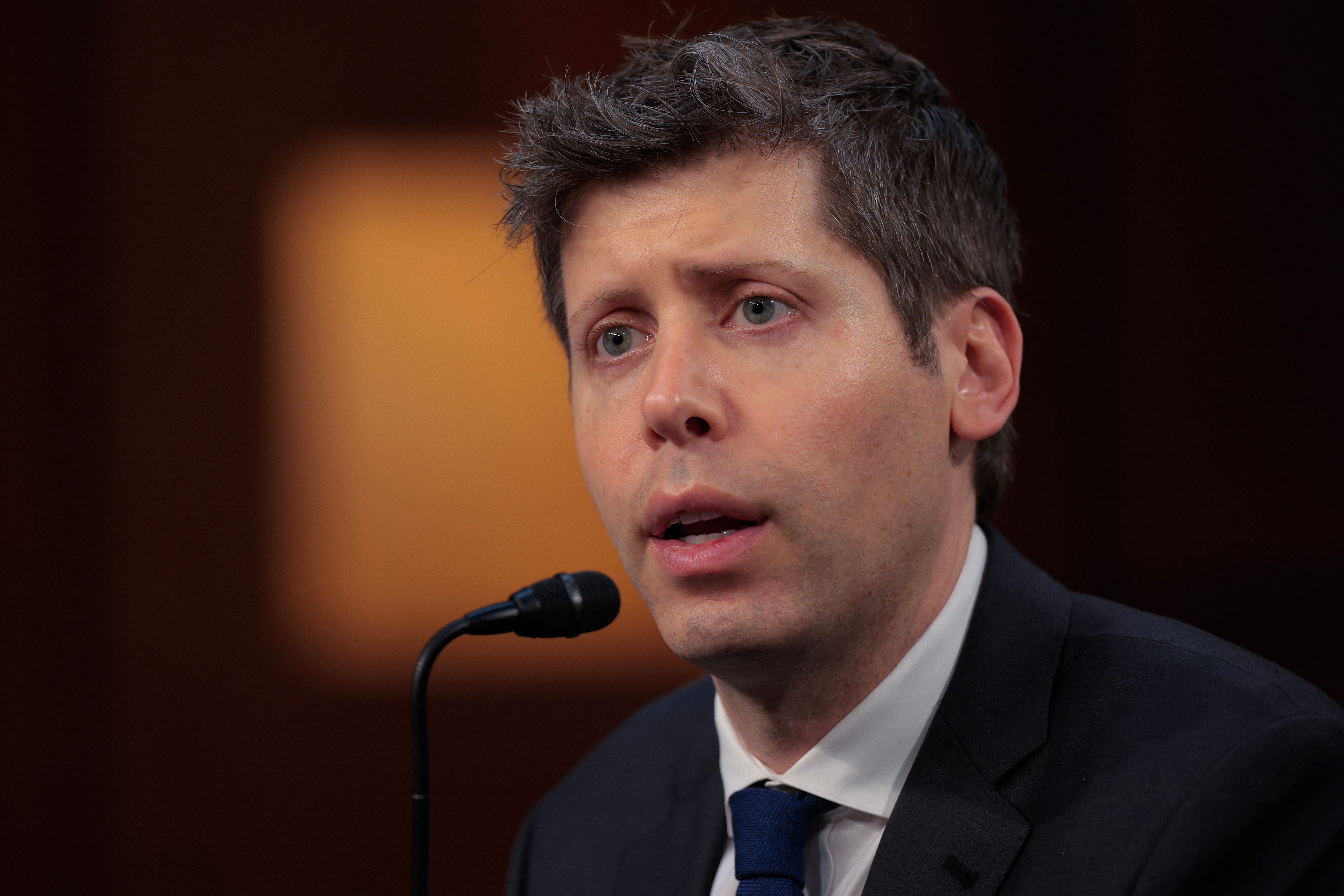 Sam Altman testifies before the US Senate in May 2025.