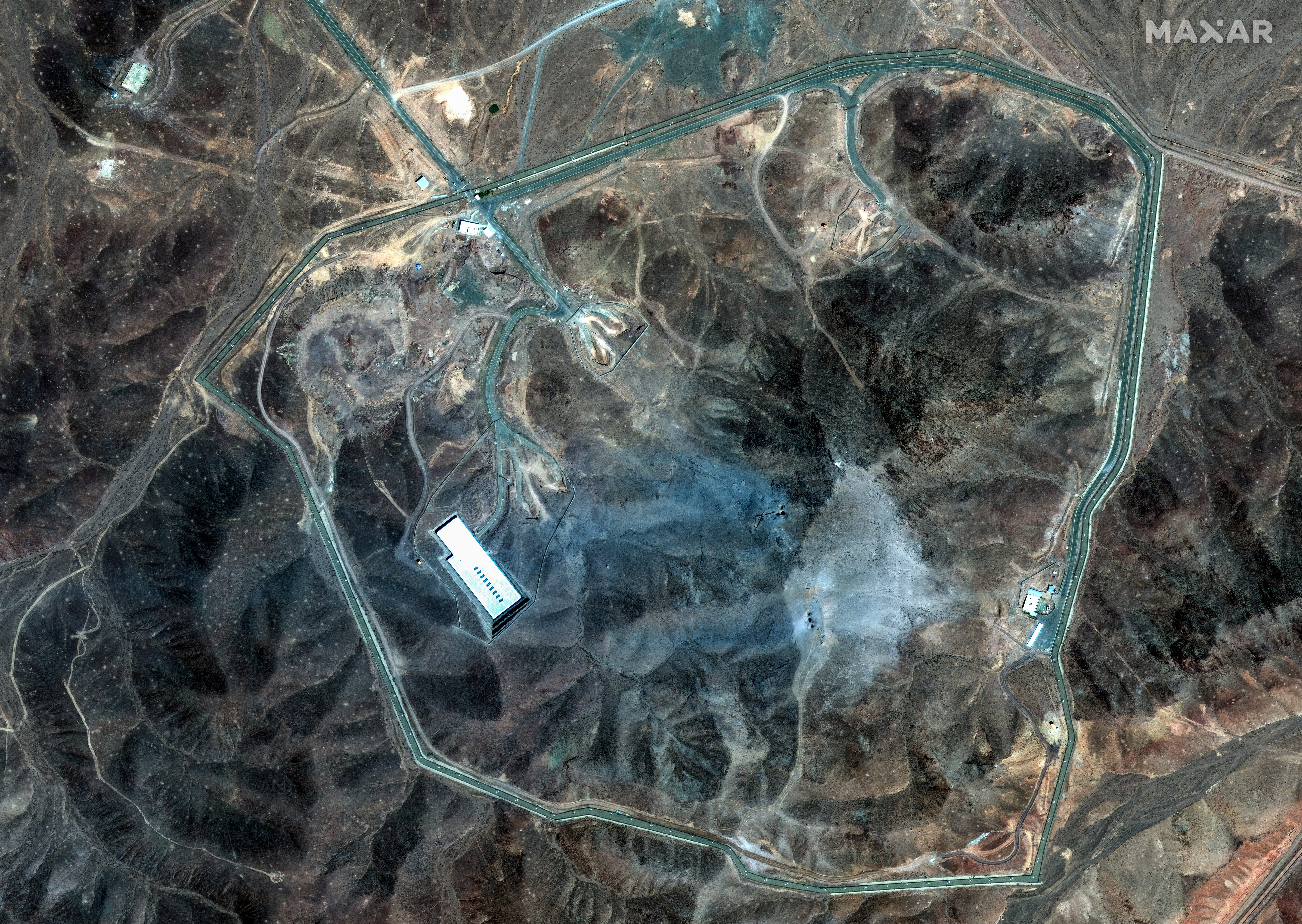 The Fordow nuclear site on June 22, 2025.