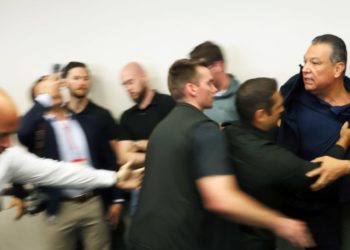 Sen. Alex Padilla is forcibly removed from DHS Secretary Kristi Noem’s news conference