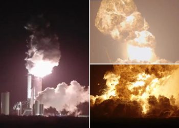 SpaceX Starship explodes into enormous fireball during routine test at Texas facility