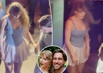 Taylor Swift stuns in corset top and miniskirt for Travis Kelce date night