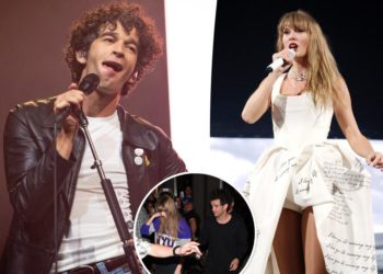 Taylor Swift’s ex Matty Healy seemingly drags pop star during Glastonbury set