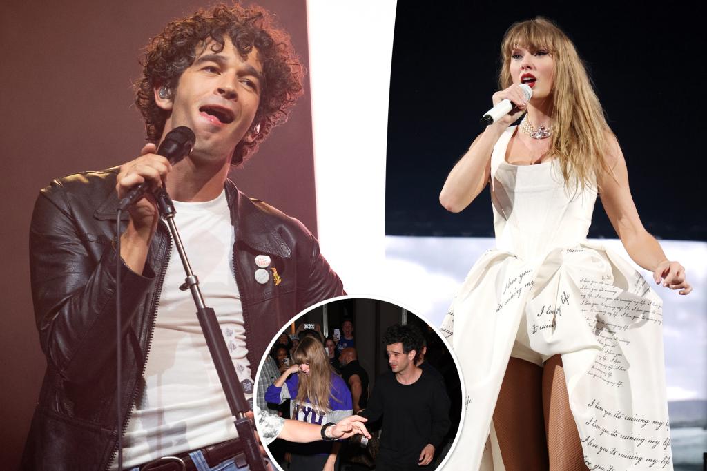 Taylor Swift’s ex Matty Healy seemingly drags pop star during Glastonbury set