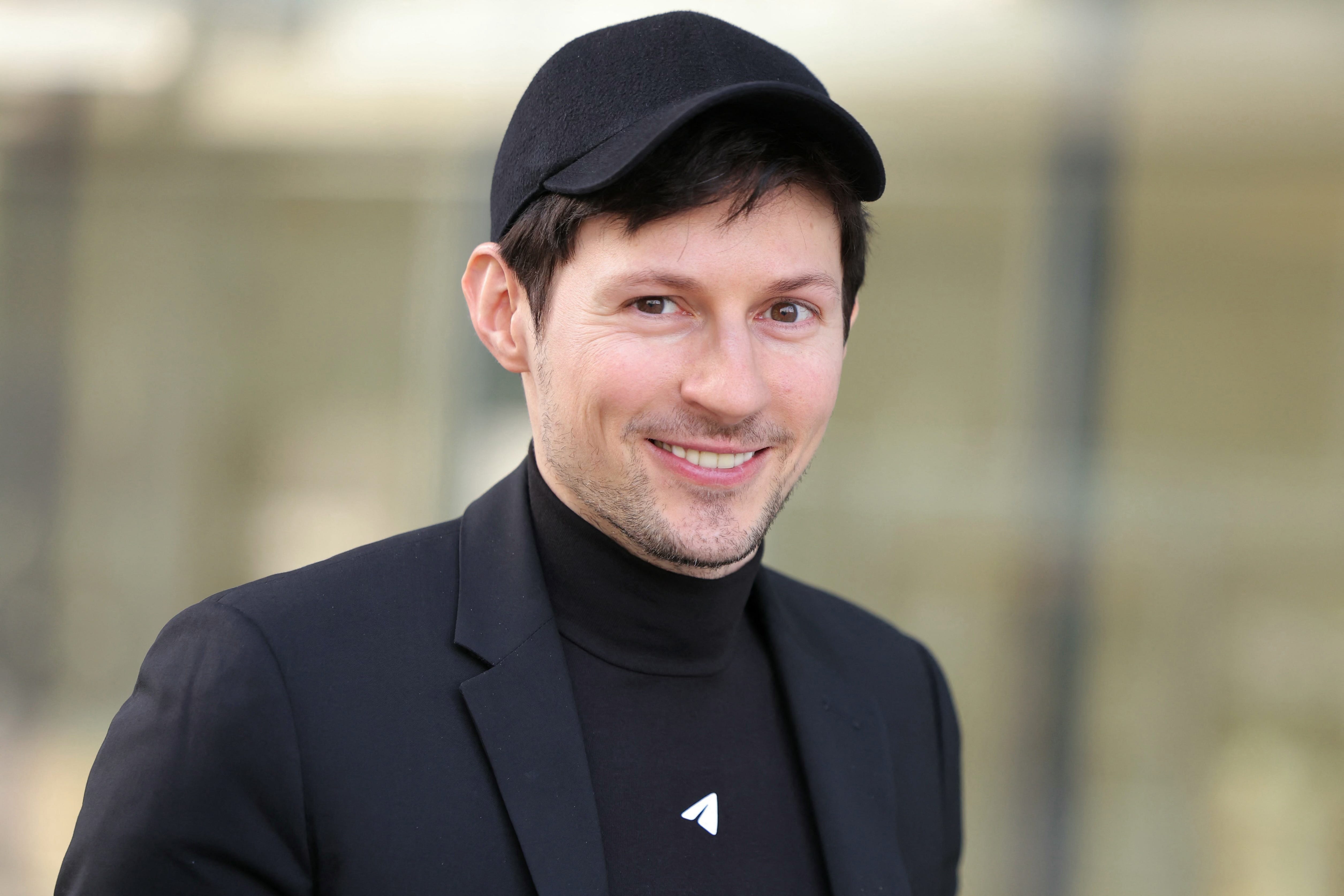 Pavel Durov, CEO and cofounder of Telegram, at the Paris courthouse for a hearing, in Paris on December 6, 2024.