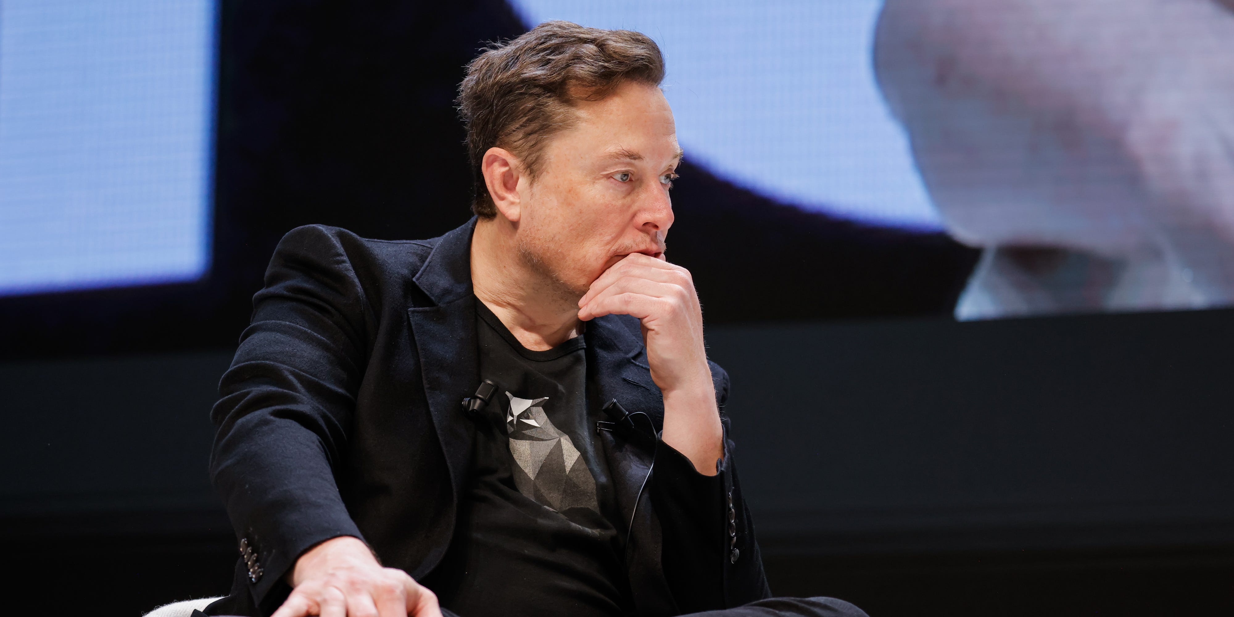Elon Musk speaking at the the Cannes Lions International Festival Of Creativity.