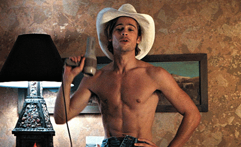 Brad Pitt in 'Thelma & Louise'