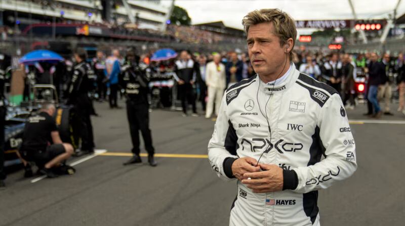 Brad Pitt in 'F1'