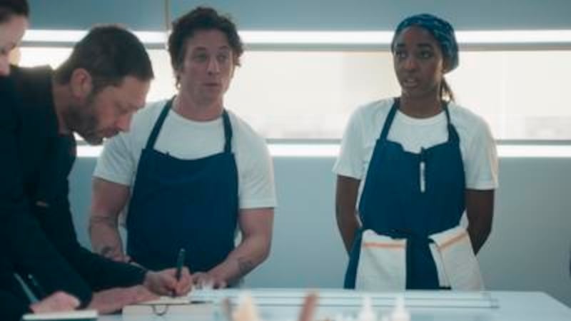 Ebon Moss-Bachrach, Jeremy Allen White, and Ayo Edebiri