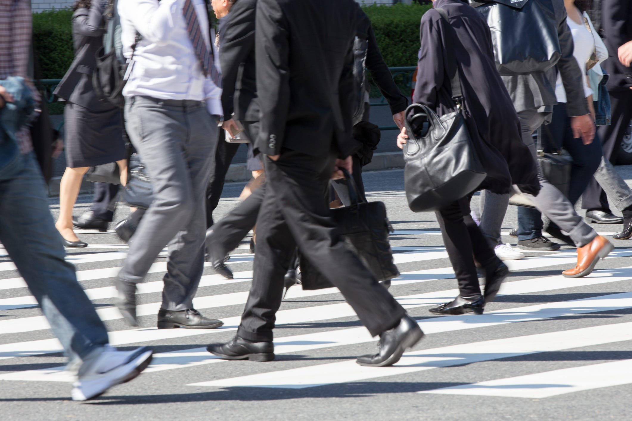 People walking on the street