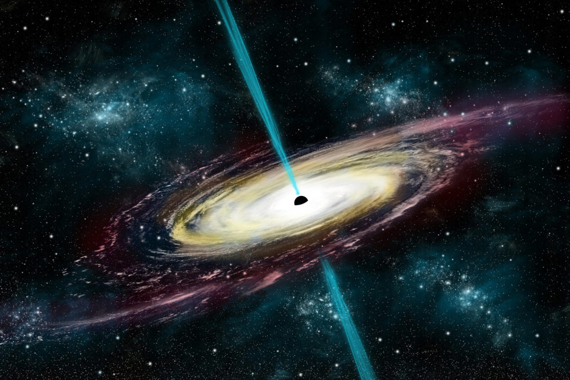 The largest black hole jet ever discovered is three times bigger than the Milky Way
