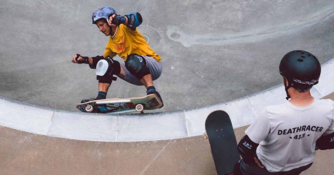The ‘Deathracers’ key to staying young? Skateboarding into your 60s and beyond