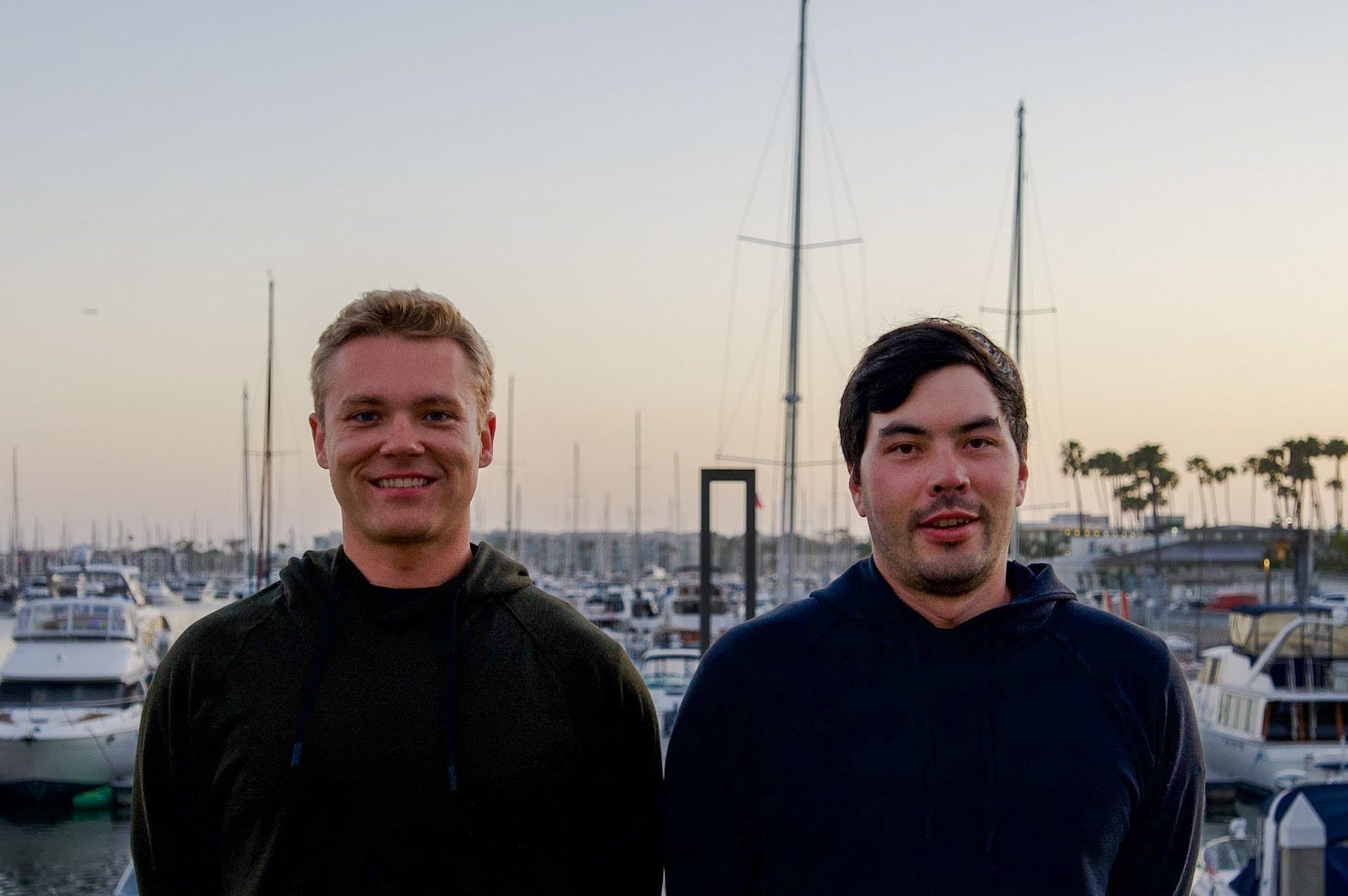 AndrenaM cofounders Matej Cernosek (left) and Alex Chu (right)