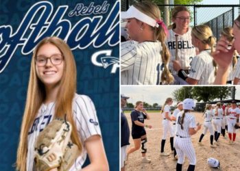 Trans softballer hits 2 doubles, pitches complete game to send team to Minnesota state championship for first time