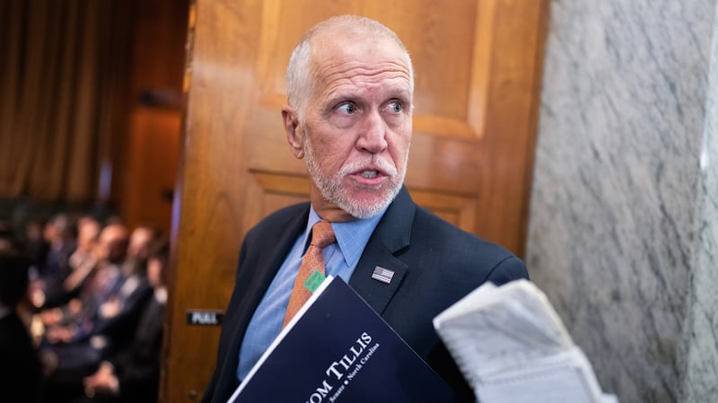 Tillis was first elected to the Senate in 2014 and previously served in the North Carolina House of Representatives from 2007.
