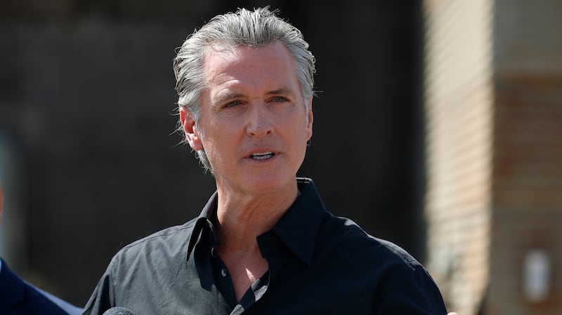 California Governor Gavin Newsom accused President Trump of being "not all there" as clashes between the pair have escalated over the president sending troops to Los Angeles.