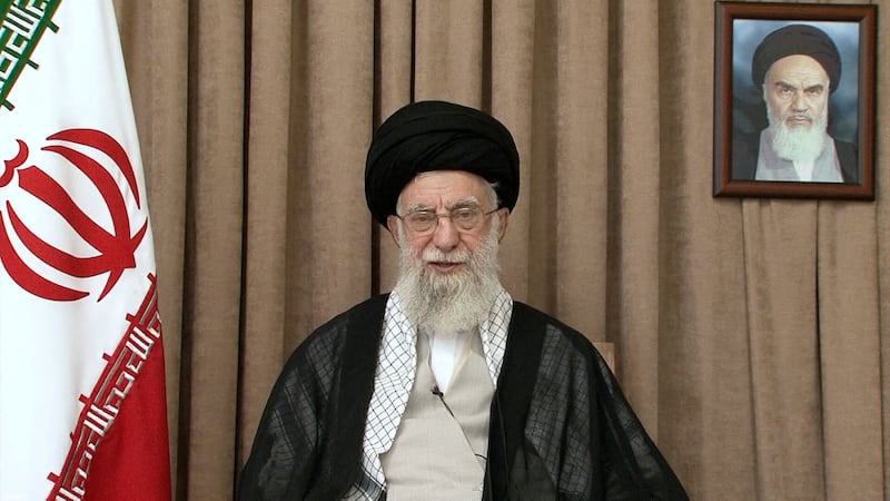 Khamenei said the U.S. "entered the war in an effort to save that [Zionist] regime but achieved nothing.”