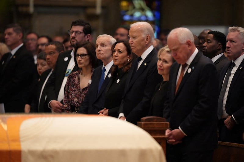 Kamala Harris and Joe Biden.