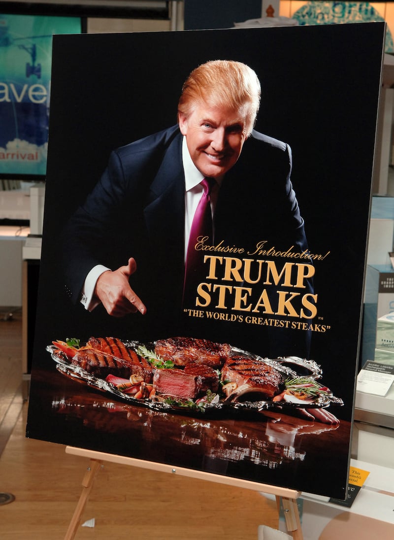 Donald Trump launched “Trump Steaks” in 2007.