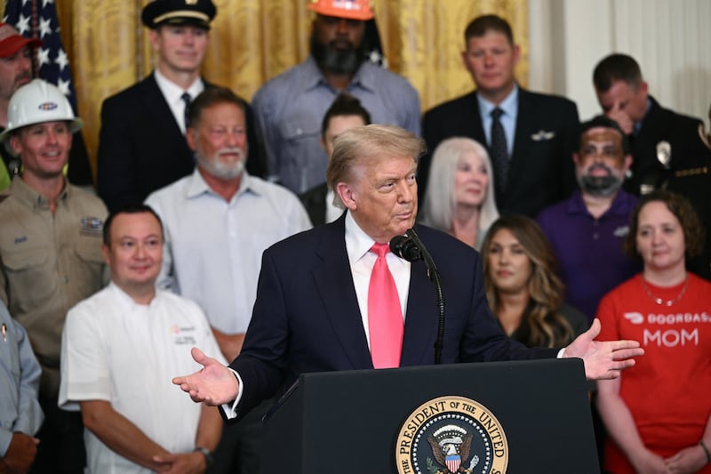 President Donald Trump held a