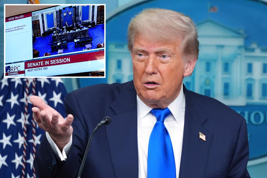 Trump says Republicans could miss July 4 deadline to pass ‘big beautiful’ spending bill