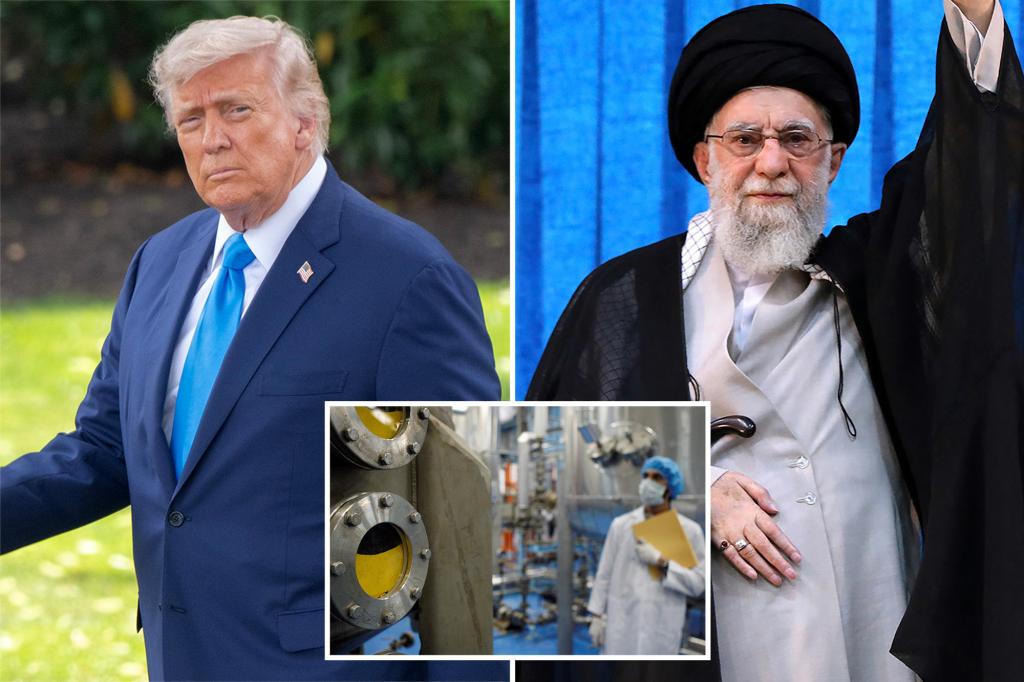 Trump warns of possible military action if Iran enriches more uranium: ‘We’re going to have no choice’