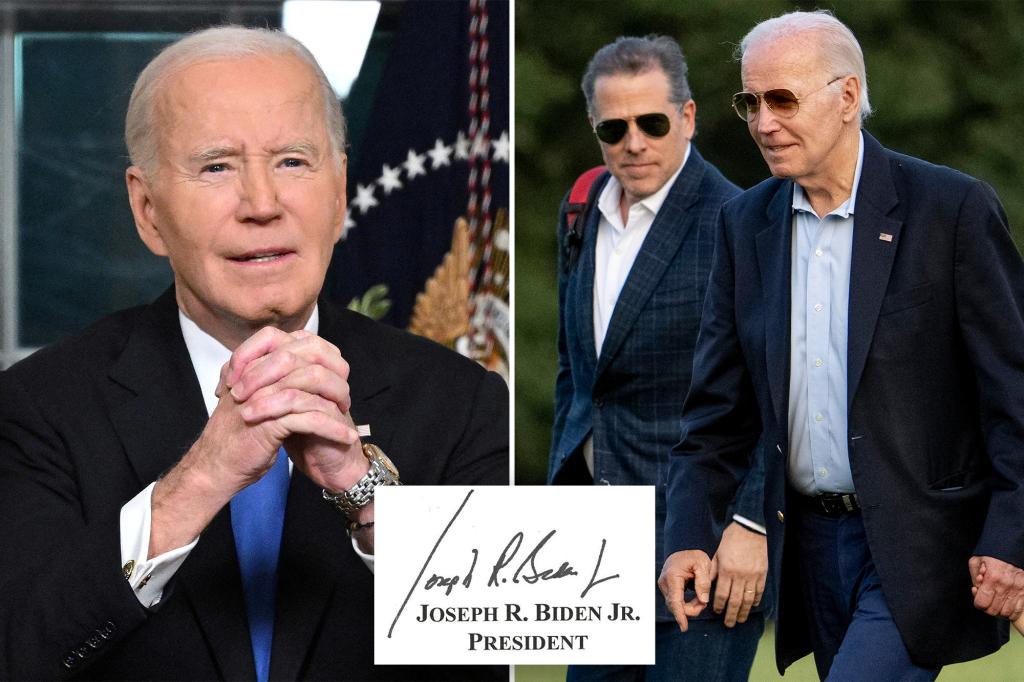 Trump’s Justice Department examining pardons issued by Biden