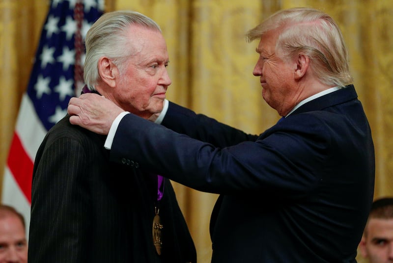 Actor Jon Voight has stuck up for U.S. President Donald Trump.