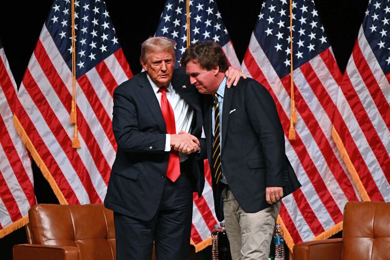 Donald Trump and Tucker Carlson have gone after each other over the U.S.' potential bombing of Iran's nuclear facilities.