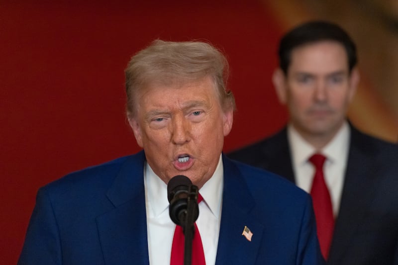 President Donald Trump announced the U.S. had struck three Iranian nuclear facilities on Saturday.